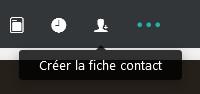 Creer fiche contact