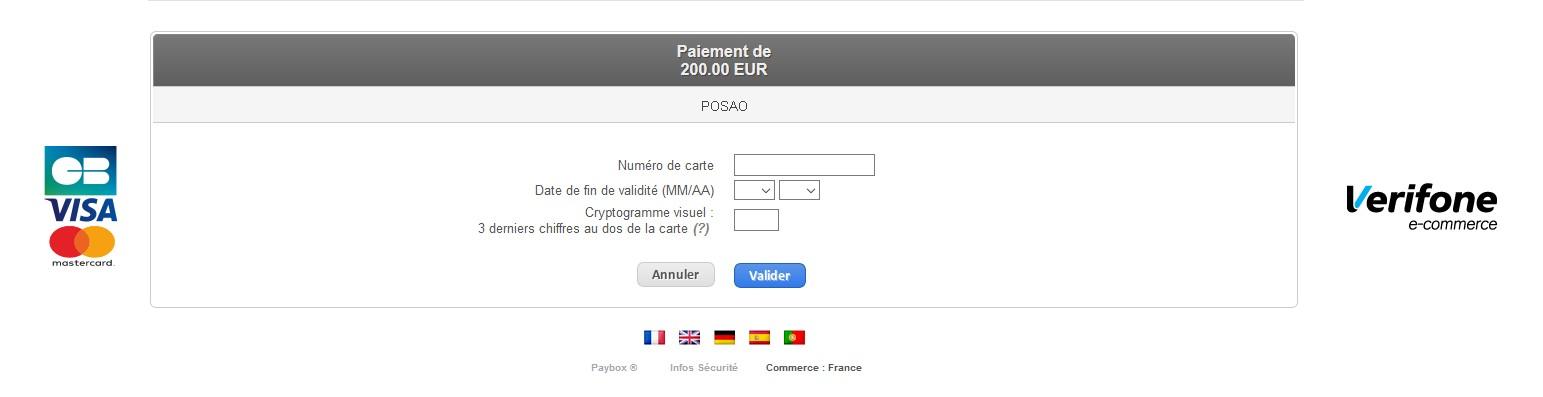 Ecran paybox