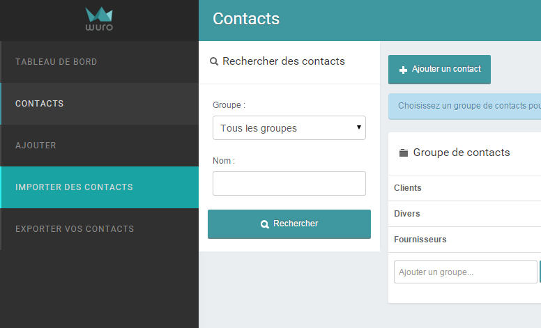 Importer ses contacts sur son logiciel de facturation