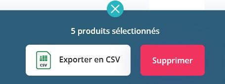 Produits selectionnes