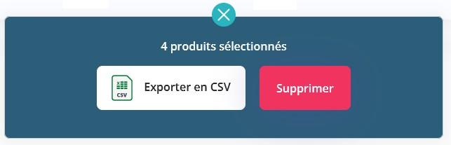 Selection produits