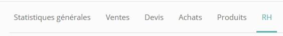Statistiques rh