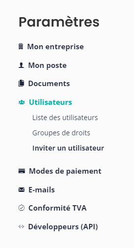 Wuro inviter un utilisateur